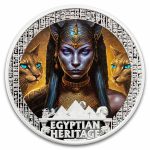 2025 Liberia 2 oz Silver Egyptian Heritage: Bastet