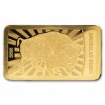 2025 Liberia $25 1/200 oz Gold American Bison Proof