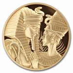 2025 Liberia Amenhotep & Nefertiti 1/4 oz Gold Proof (Box & COA)