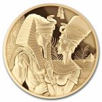 2025 Liberia Amenhotep & Nefertiti 1 oz Gold Proof (Box & COA)