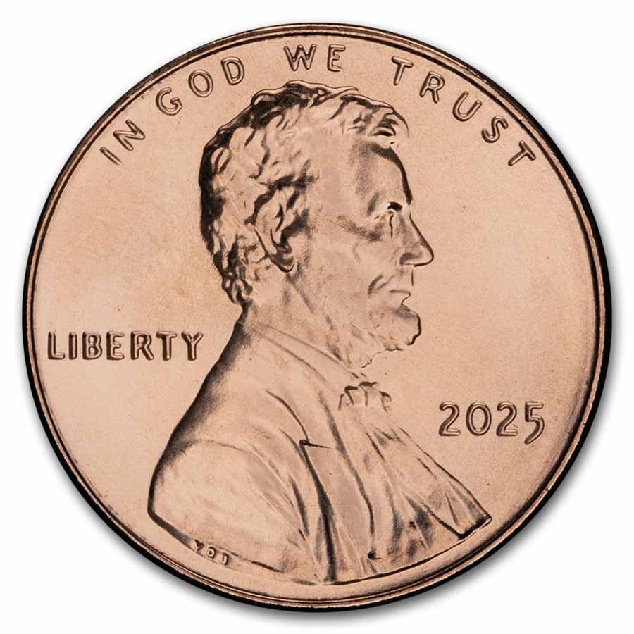 2025 Lincoln Cent BU (Red)