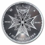 2025 Malta 1 oz Silver €5 Maltese Cross BU