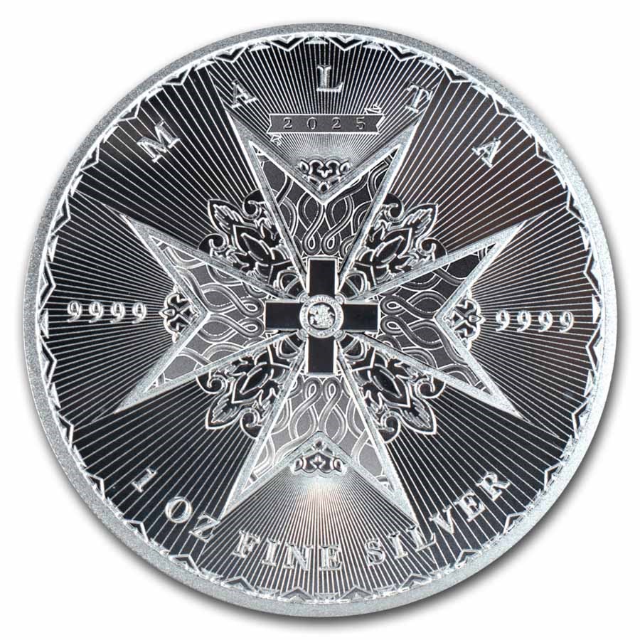 2025 Malta 1 oz Silver €5 Maltese Cross BU