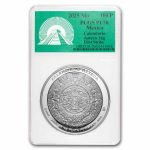 2025 Mexico 1 kilo Silver Aztec Calendar PL-70 PCGS (Green Label)