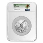 2025 Mexico 2 oz Silver Libertad MS-70 NGC (ER, Coat of Arms)