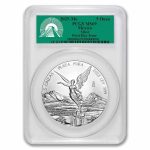 2025 Mexico 5 oz Silver Libertad MS-69 PCGS (First Day Issue)