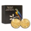 2025 Netherlands 2 oz Proof Gold Parrot Duit (w/ Box/COA)