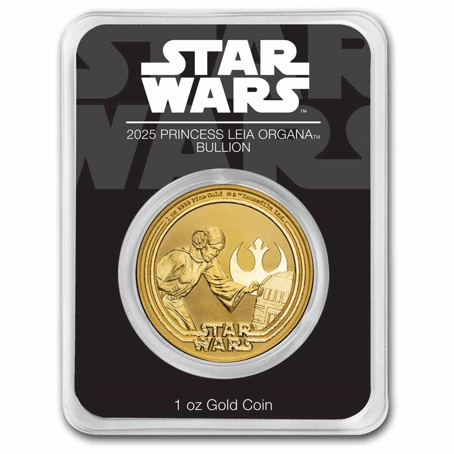 2025 Niue 1 oz Gold $250 Star Wars: Princess Leia Bullion Coin