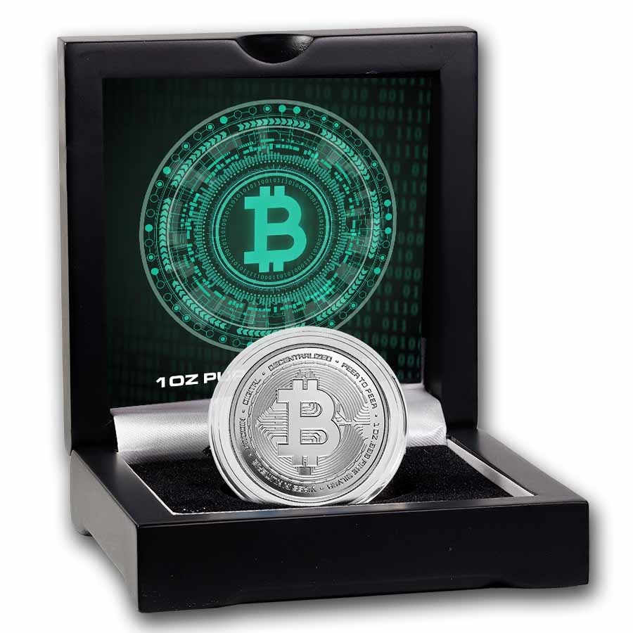 2025 Niue 1 oz Silver $2 Bitcoin Proof