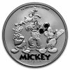 2025 Niue 1 oz Silver $2 Disney Mickey, Donald & Goofy BU