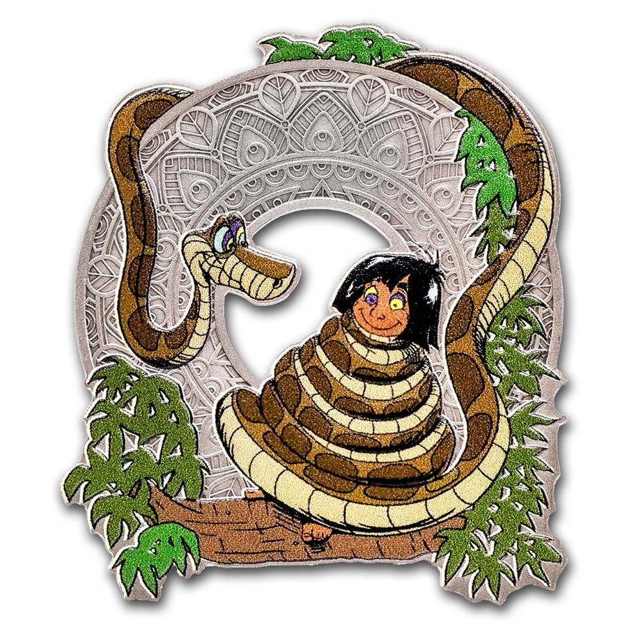 2025 Niue 1 oz Silver $2 Disney The Jungle Book - Kaa