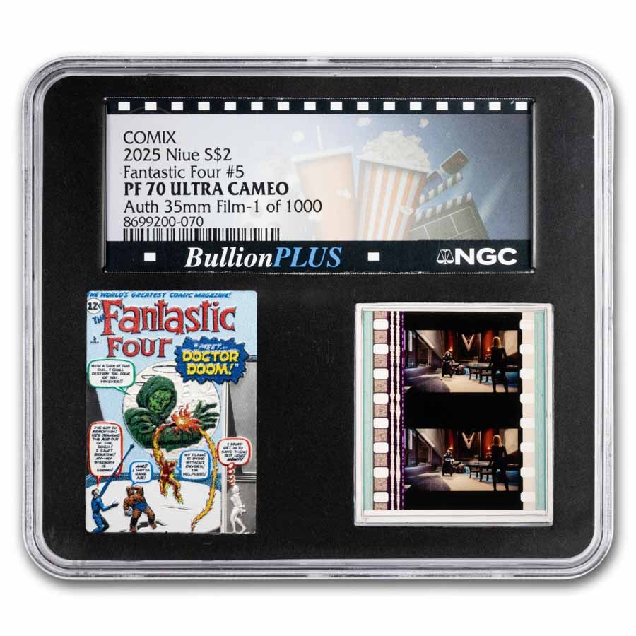 2025 Niue 1 oz Silver $2 Fantastic Four #5 Dr Doom PF-70 NGC