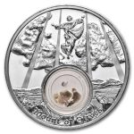 2025 Niue 1 oz Silver $2 In the Footsteps of Jesus Ascension