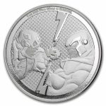 2025 Niue 1 oz Silver $2 Marvel Captain America vs Thanos BU