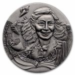 2025 Niue 1 oz Silver Antique Anne Frank (w/ Box & COA)
