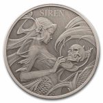 2025 Niue 1 oz Silver Antique Mythical Creatures; The Siren