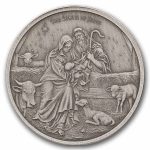 2025 Niue 1 oz Silver Antique Wonders of Christ: Nativity