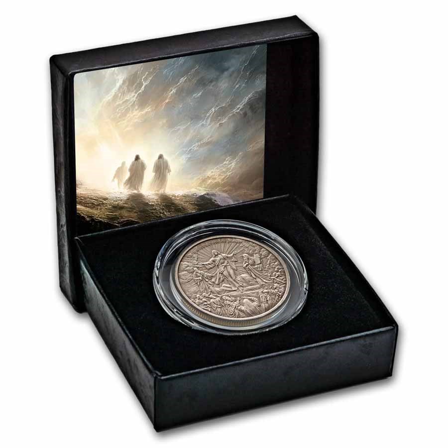 2025 Niue 1 oz Silver Antique Wonders of Christ: Transfiguration