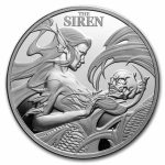 2025 Niue 1 oz Silver Mythical Creatures; The Siren BU