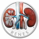 2025 Niue 1 oz Silver Proof Colorized Human Body - Kidneys