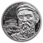 2025 Niue 1 oz Silver Science Explained: Pythagoras (Box & COA)