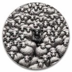 2025 Niue 2 oz Silver Sheep B-Different (w/ Box & COA)