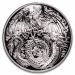 2025 Niue 2 oz Silver Ultra High Relief Phoenix & Dragon Proof