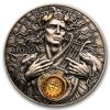 2025 Niue 3 oz Silver Antique Divine Faces of the Sun; Apollo