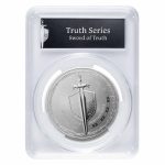 2025 Niue 5 oz Silver Sword of Truth MS-70 PCGS (FS)