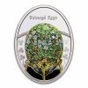 2025 Niue Silver Faberge Eggs: Clover Leaf Egg (Box & COA)