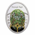 2025 Niue Silver Faberge Eggs: Clover Leaf Egg (Box & COA)
