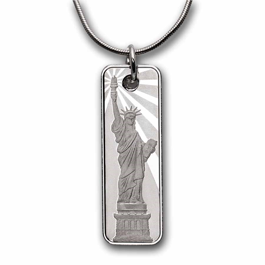 2025 Niue Silver Lady Liberty Pendant (with Box & COA)