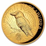 2025-P Australia 2 oz Gold Kookaburra Proof (High Relief)