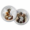2025 Patron Saints St. Michael & St. Joseph Colorized 2-Coin Set