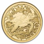 2025 Pitcairn Islands 1/2 gram Gold Ocean Wonders: Turtle