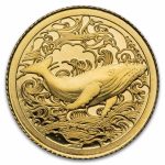 2025 Pitcairn Islands 1/2 gram Gold Ocean Wonders: Whale