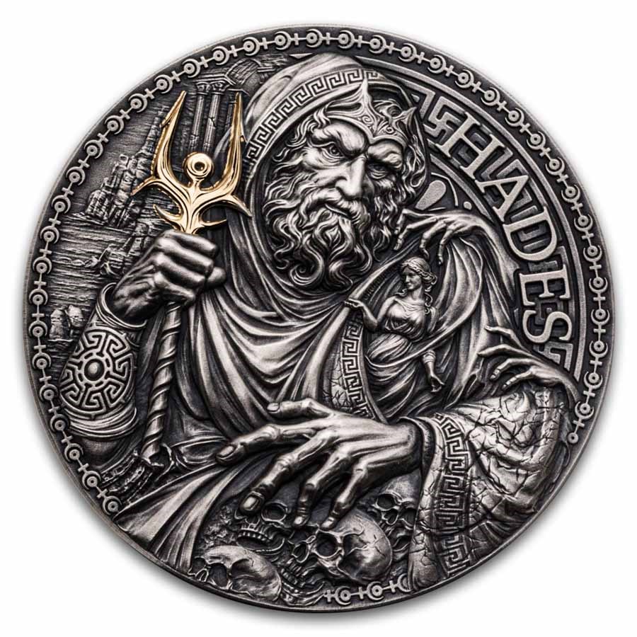 2025 Republic of Cameroon 2 oz Silver Greek Mythology; Hades