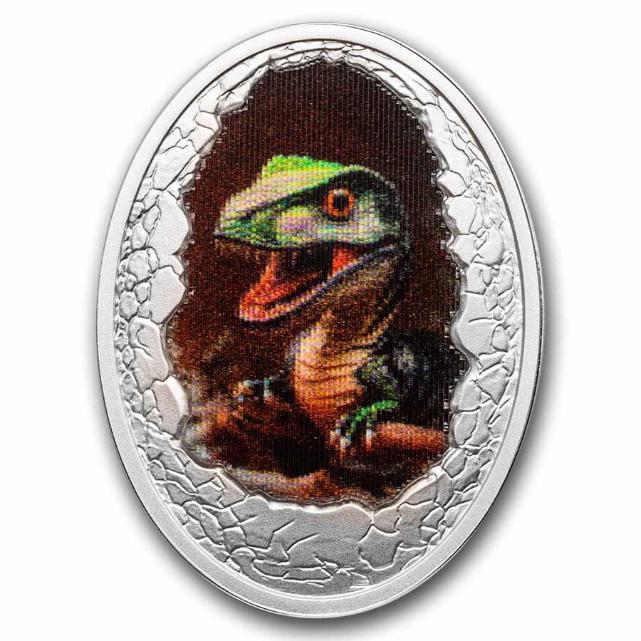 2025 Republic of Cameroon Silver Dinosauria: Tyrannosaurus Rex