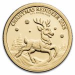 2025 Republic of Congo 1/2 gram Gold Proof Christmas Reindeer