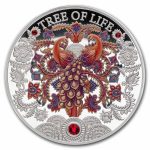 2025 Republic of Ghana 1 oz Silver Autumn Tree of Life -Box & COA