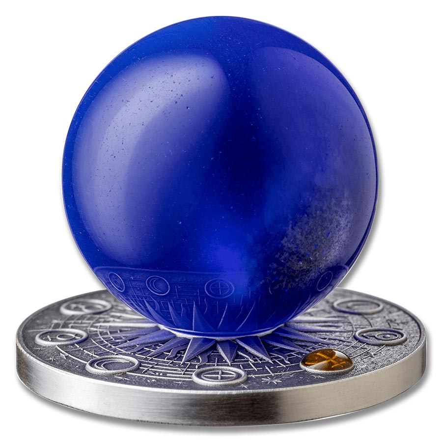 2025 Republic of Ghana 2 oz Silver Solar System: Neptune