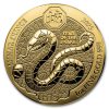 2025 Rwanda 1 oz Gold Lunar Year of the Snake BU