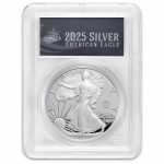 2025-S 1 oz Proof Silver Eagle PR-70 PCGS (Navy Privy, AR, Black)