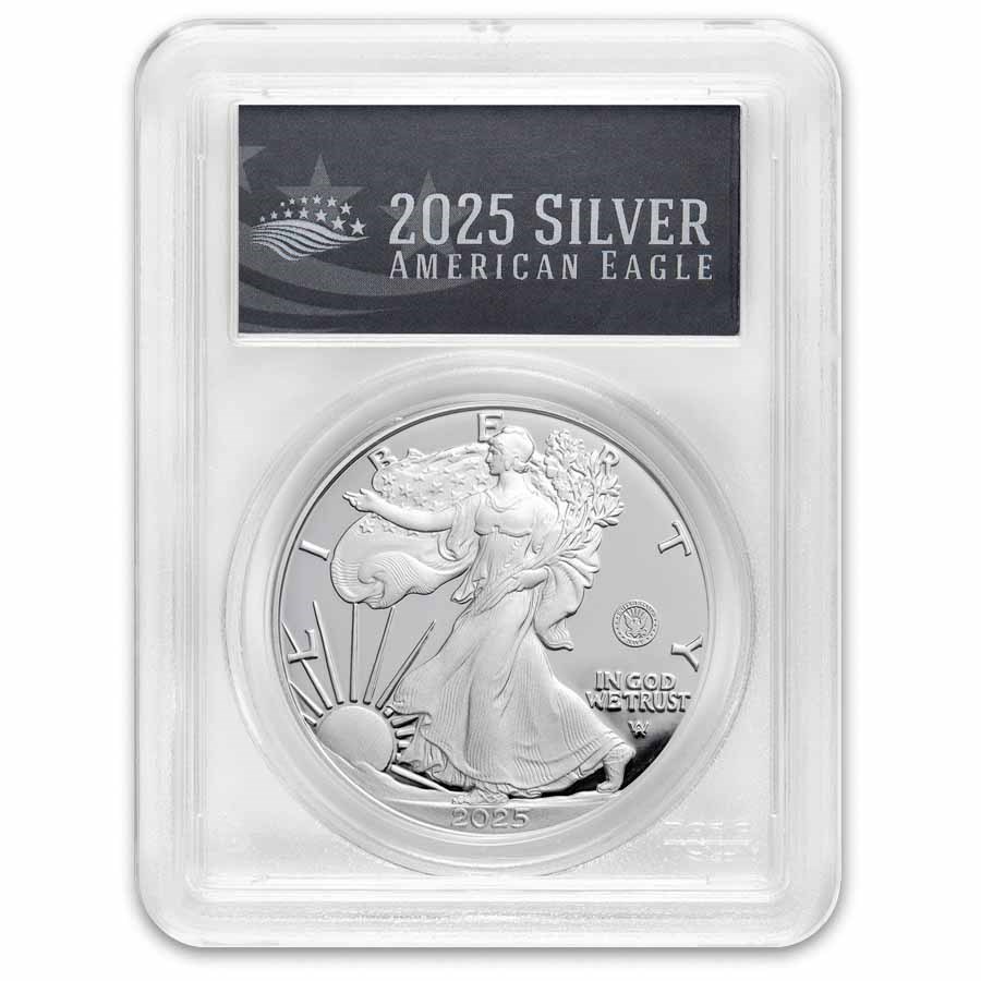 2025-S 1 oz Proof Silver Eagle PR-70 PCGS (Navy Privy, AR, Black)