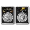 2025-S Morgan & Peace Reverse Proof Set PR-70 PCGS (AR, Black)