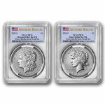 2025-S Morgan & Peace Reverse Proof Set PR-70 PCGS (AR)