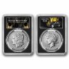2025-S Morgan & Peace Reverse Proof Set PR-70 PCGS (FDI, Black)