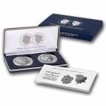 2025-S Morgan & Peace Silver Dollar Reverse Proof Set (Box & COA)