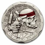2025 Samoa 2 oz Russian Roulette Antiqued Coin