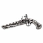 2025 Samoa 2 oz Silver George Washington's Flintlock Pistol Coin